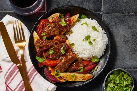 Peruvian Chili-Soy Steak Stir-Fry