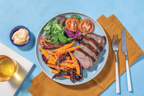 Jerk-Spiced Barramundi & Tomato Salad