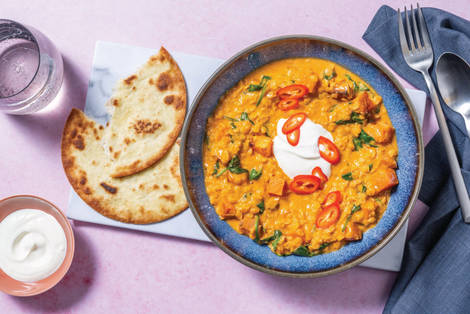 Indian Sweet Potato & Lentil Dhal