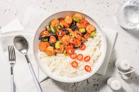 Honey Popcorn Chicken Stir-Fry