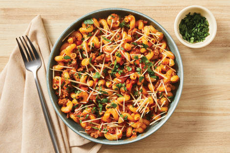 Cavatappi Chicken Sausage Ragù