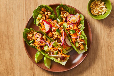 Sweet Thai Chili Beef Lettuce Wraps