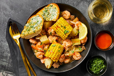 Old Bay Shrimp & Sausage Boil