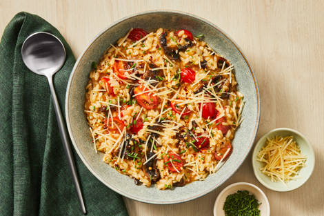 Shrimp & Mushroom Risotto