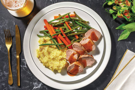 Herby Pork Medallions & Mushroom Sauce