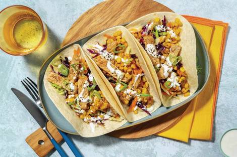 Double Speedy Mexican Fiesta Pork & Corn Tacos