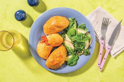 Cheesy Bacon & Homemade Pizza Dough Pockets