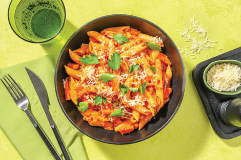 One-Pot Chorizo, Chicken & Tomato Penne
