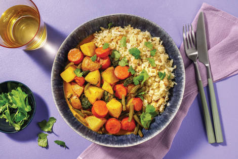 Mumbai Veggie Curry & Cauliflower Rice