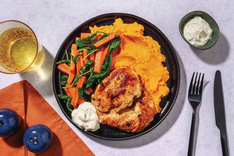 Smokey Chicken & Garlic Kūmara Mash