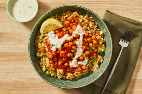 Chicken, Chickpea & Tabbouleh Bowls