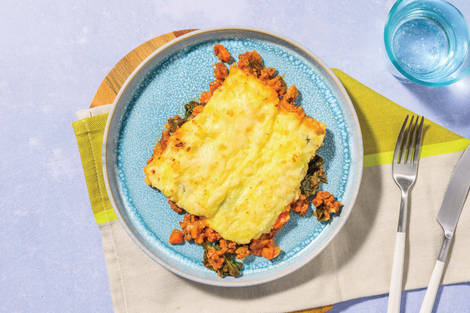 Quick Double Italian Lamb & Spinach Pie