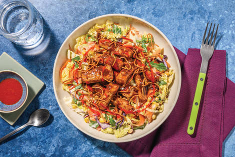 Asian-Style Chicken & Rainbow Salad Bowl