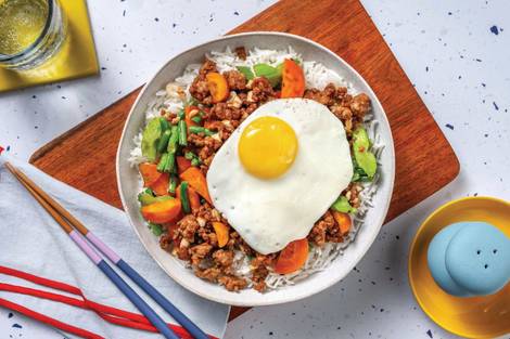 Quick Double Vietnamese-Style Pork & Veggies