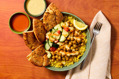 Vegan Street Cart-Style Chickpea Bowls