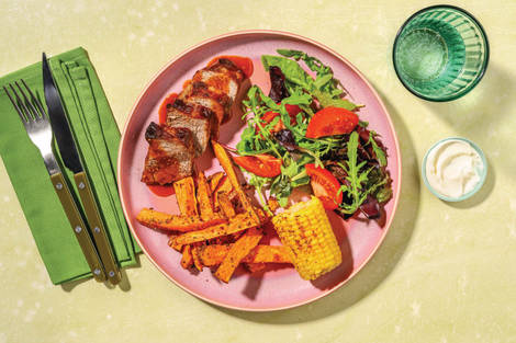 Double BBQ Slow-Cooked Beef Brisket