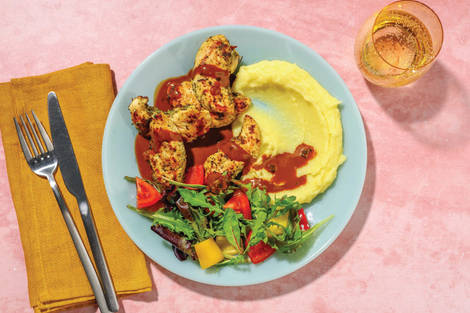 Seared Chicken & Mushroom Sauce