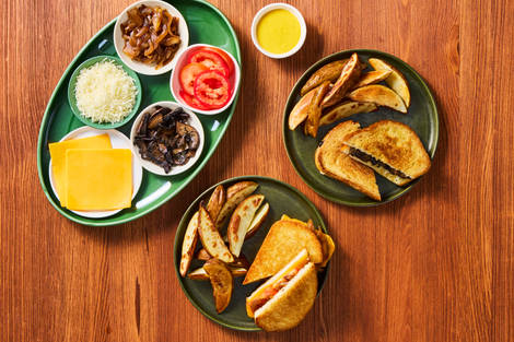 Grilled Cheese Sandwich Bar