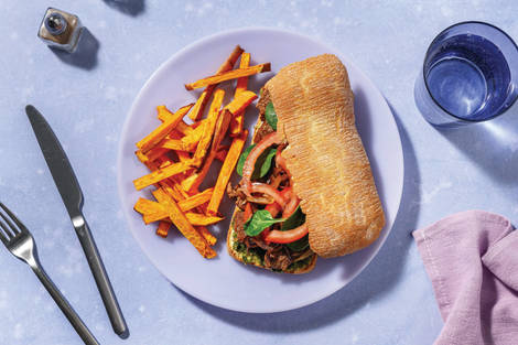 Beef & Caramelised Onion Sambos