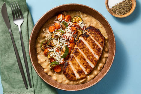 Chicken & Creamy Italian White Beans