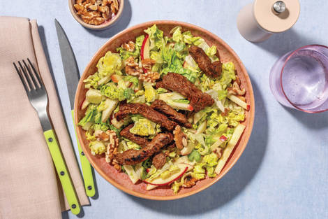 Easy Herbed Chicken & Apple-Walnut Salad