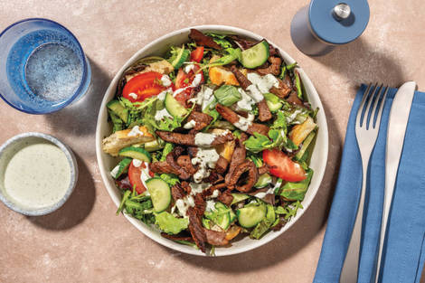 Tuscan-Style Beef & Panzanella Salad