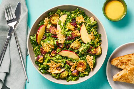 Bacon & Cranberry-Apple Kale Salad