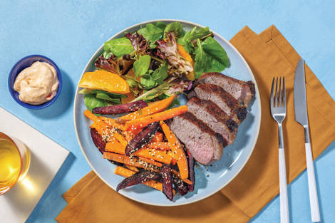 Jerk Beef Rump & Orange Salad