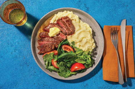 HelloHero: Double Beef Rump & Rocket-Tomato Salad