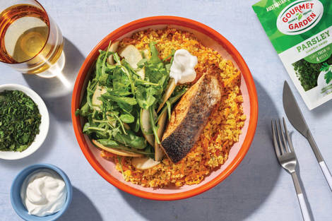 Quick Moroccan Chicken & Garlic Yoghurt