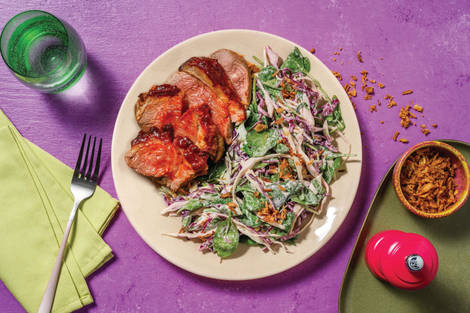 HelloHero: Garlic-Glazed Roast Lamb Rump