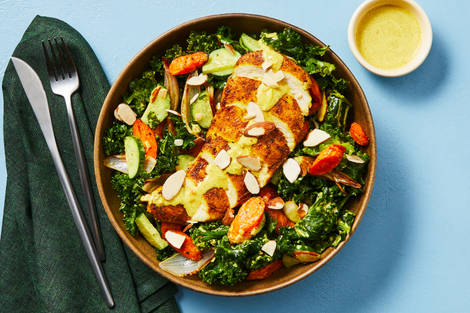 Shawarma-Rama Chicken & Kale Salad