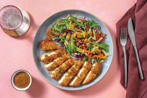 Japanese-Style Chicken Tender Schnitzel