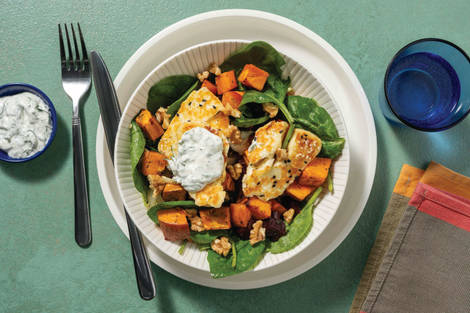 Honey Sesame Haloumi