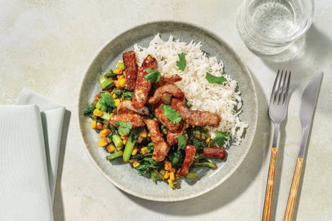 Southeast Asian Sweet Chilli Beef & Veggies