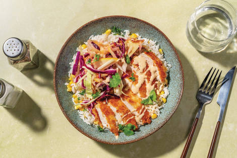 Easy Southern Crumbed Chicken & Peri Peri Mayo