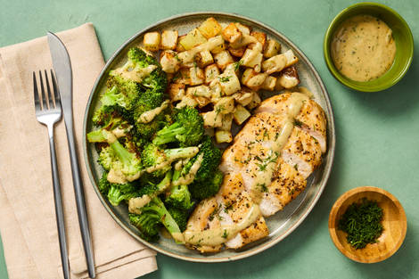 Creamy Dijon Dill Salmon