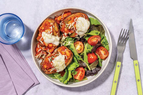 Cheat's Loaded Pork & Veggie Jacket Potatoes