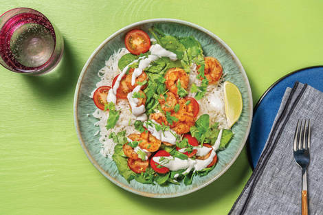 Easy Mexican Prawn & Garlic Rice