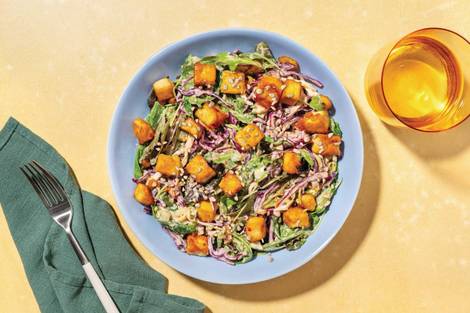 Sweet Chilli Tofu & Sesame Sriracha Slaw