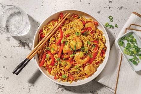 Double Prawn Singapore-Style Noodles