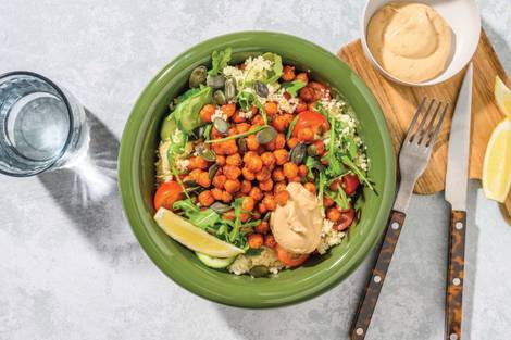 Paprika Spiced Chickpea & Couscous Salad