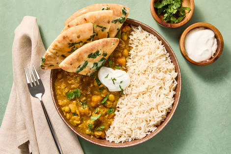 Curried Chickpea & Butternut Squash Stew