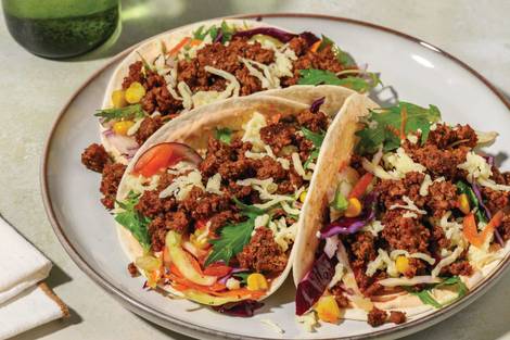 No Chop Texan Plant-Based Mince & Deluxe Salad Tacos