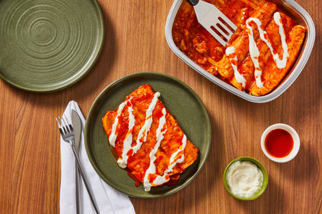 Prep & Bake Cheesy Chicken Enchiladas