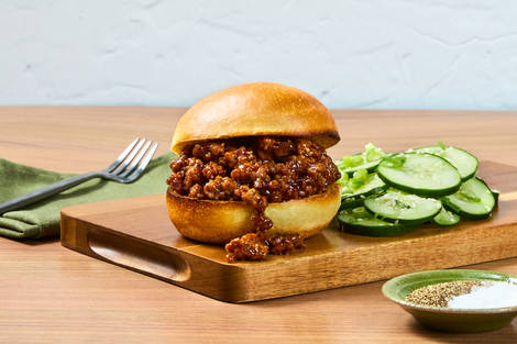 One-Pan Sesame Pork Sloppy Joes