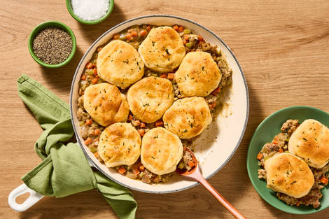 Homestyle Turkey & Biscuit Pot Pie