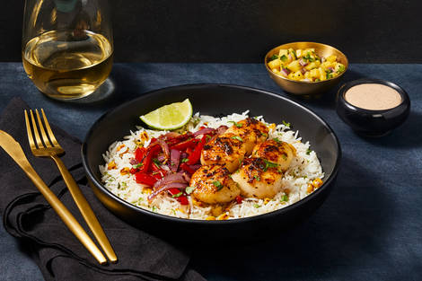 Garlic-Lime Scallops