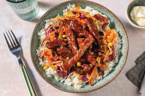 Mexican Beef & Garlic Rice