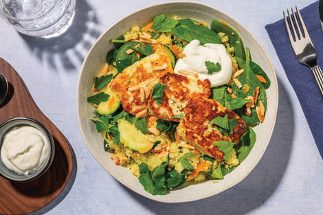 Herby-Honey Halloumi & Veggie Couscous